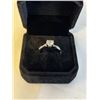 Image 3 : NEW S925 1.0CT HEART CUT SIMULATED DIAMOND (CZ) TWIST RING, SIZE 7.5, MOUNTED IN 925 STERLING SILVER