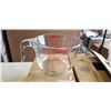 Image 2 : 3 NEW 2QT PYREX MIXING / MEASURING BOWLS