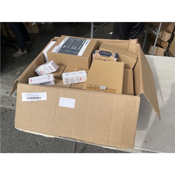 LARGE LOT OF NEW ELECTRICAL LED LIGHT KEYCHAINS, LCDI POWER CORD SETS AND MORE