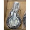 Image 2 : 2 NEW 8 INCH GATE CASTER WHEELS SPRING LOADED