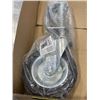 Image 3 : 2 NEW 8 INCH GATE CASTER WHEELS SPRING LOADED