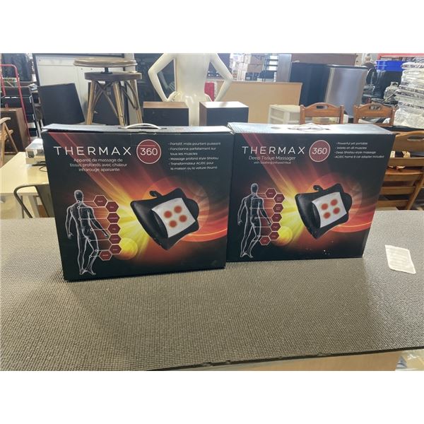 2 NEW THERMAX 360 DEEP TISSUE MASSAGERS