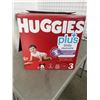 Image 2 : NEW BOX OF HUGGIES LITTLE MOVERS SIZE 3 DIAPERS