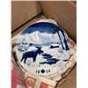 Image 6 : SALT OF THE EARTH AROMA LAMP / DIFFUSER AND COLLECTION OF ANTIQUE PLATES