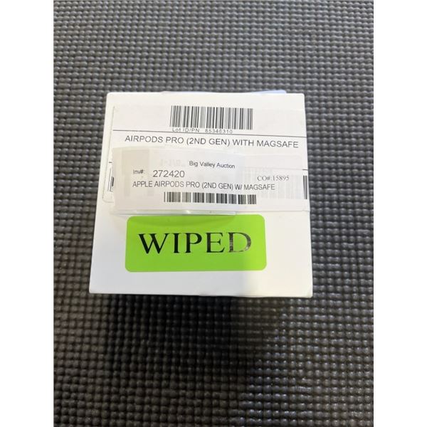 APPLE AIRPODS PRO (2ND GEN) W/ MAGSAFE CASE - TESTED WORKING, RETAIL $329