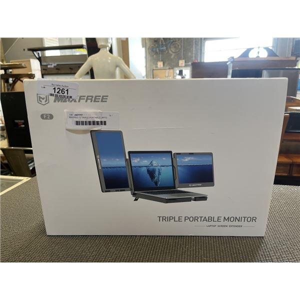 MAXFREE F2 TRIPLE PORTABLE LAPTO SCREEN EXTENDER