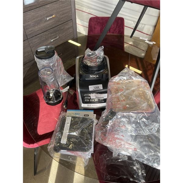 AS NEW NINJA NUTRI NINJA DUO AUTO-IQ 1300W STAND BLENDER W/ NINJA CUPS - TESTED WORKING, RETAIL $229