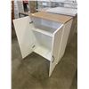 Image 2 : WHITE 2 DOOR STORAGE CABINET