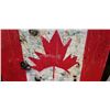 Image 2 : MASSIVE CANADIAN FLAG ART WORK ON CANVAS, 60X40 INCH
