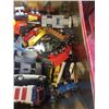 Image 5 : 2 TINS OF VINTAGE DIE CAST CARS AND TRUCKS