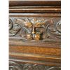 Image 16 : ANTIQUE HIGHLY CARVED 2PC DISPLAY CABINET WITH GALLERY
