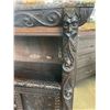 Image 7 : ANTIQUE HIGHLY CARVED DISPLAY CABINET