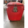 Image 6 : ANTIQUE COCA COLA METAL COOLER