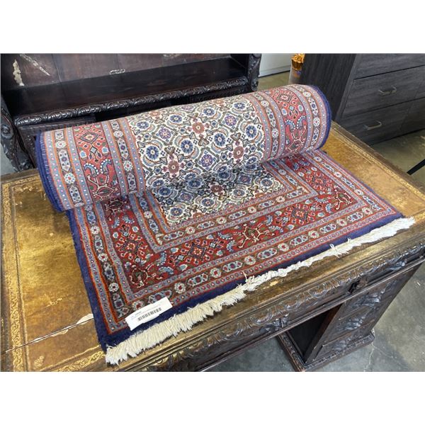 ANTIQUE WOOVEN CARPET RUNNER 32 INCH X APPROX 10-12FT