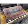 Image 1 : ANTIQUE WOOVEN CARPET RUNNER 32 INCH X APPROX 10-12FT