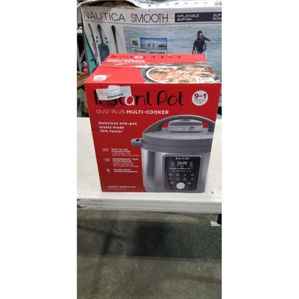 INSTANT POT DUO PLUS 9-IN-1 8QT ELECTRIC PRESSURE COOKER - TESTED WORKING, RETAIL $209