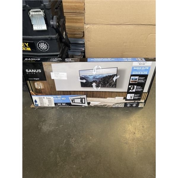 SANUS ADVANCED 42"-90" TILTING TV WALL MOUNT, RETAIL $219