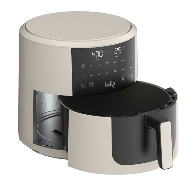 BELLAPRO 8QT SMARTCRISP DIGITAL AIR FRYER W/ EVERGOOD CERAMIC - TESTED WORKING, RETAIL $259