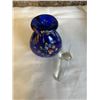 Image 2 : ITALIAN VENITIAN MILLE FIORI GLASS PERFUME BOTTLE W/ ORIGINAL STOPPER