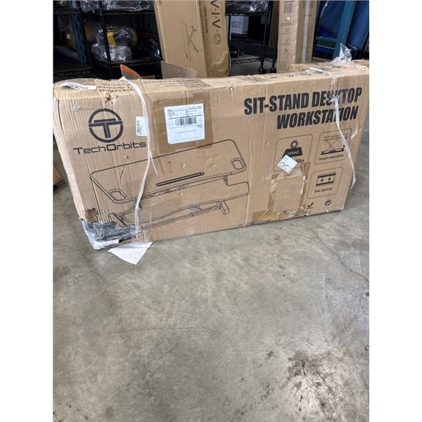 TECHORBITS SIT TO STAND DESKTOP WORKSTATION