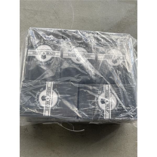 LOT OF 10 GROW A BEARD KITS WITH BEARD BRUSH