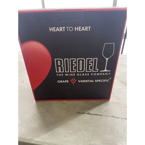 NEW SET OF REIDEL CABERNET SAUVIGNON  CRYSTAL WINE GLASSES