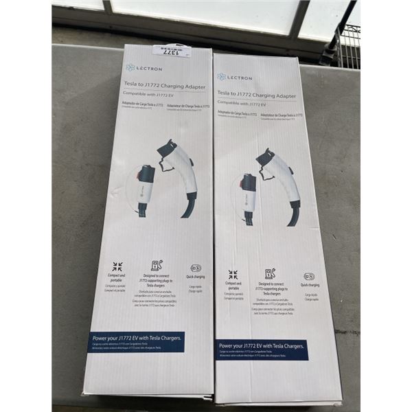 2 NEW LECTRON TESLA TO J1772 CHARGING ADAPTERS