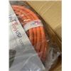 Image 3 : AS NEW 75FT ORANGE  INDOOR OUTDOOR HEAVY DUTY LIGHTED 3 WIRE GROUNDED EXTENSION CORD 12AWG