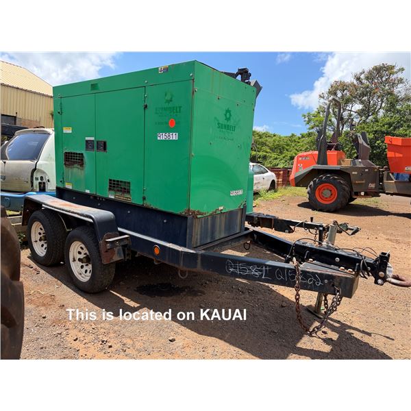 (915811) 2016 Multiquip DCA45SSIU4FSG 36 kW Mobile Generator (Starts & Runs - See Video)