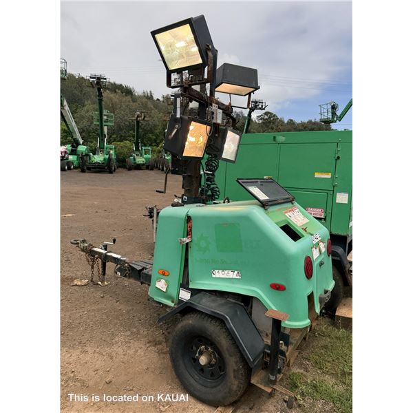 (919474) 2016 Genie RL4 6 kW Light Tower (Starts & Runs, Lights Work - See Video)