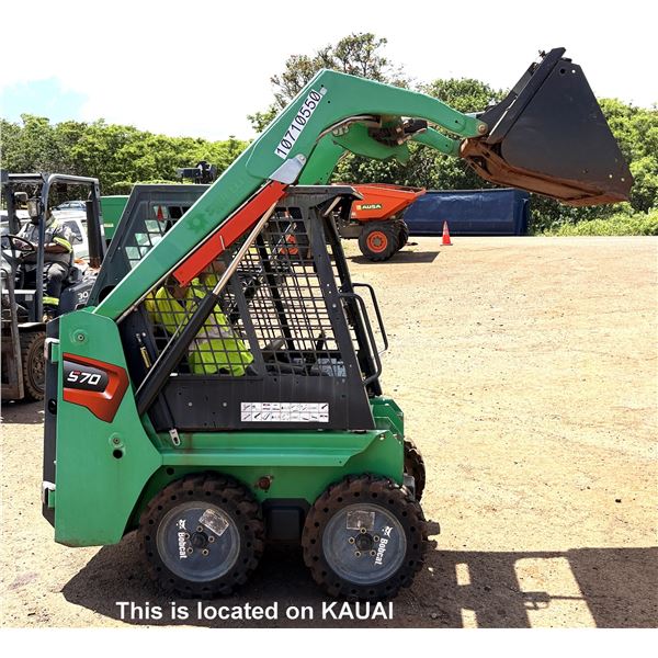 (10710550) 2022 Bobcat S70 Skid Steer Loader (Starts & Runs - See Video)