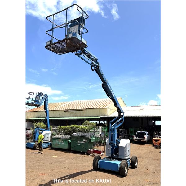 (867331) 2015 Genie Z34/22N 2WD Electric Articulating Boom Lift (Starts & Runs See Video)