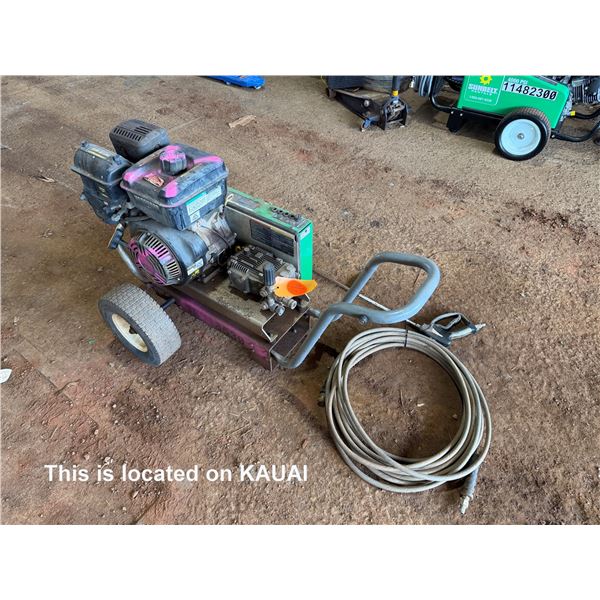 (10648530) 2022 MI-T-M 4000psi Gas Pressure Washer w/ Hose & Wand (Needs Repair)
