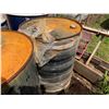Image 5 : Qty 4 Empty 55 Gallon Drums