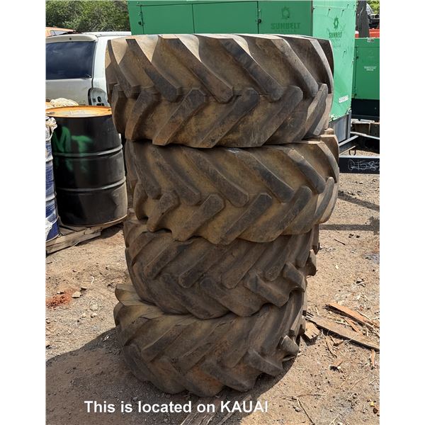 Qty 4 Starco AS Dumper Tires 405 / 70-20