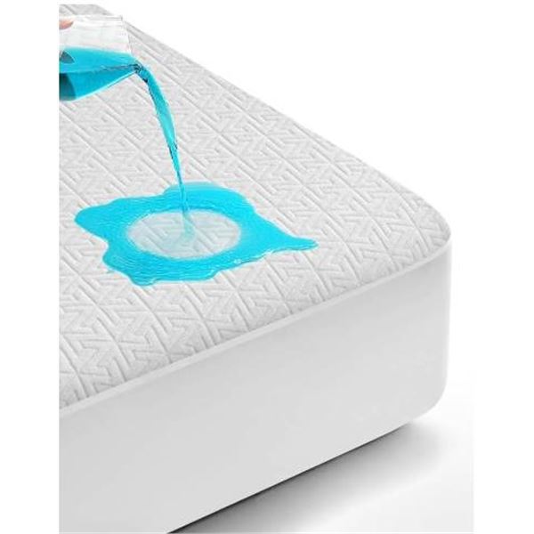 Bamboo Mattress Protector, King Size, 8-21 Inch Deep Pocket, Waterproof