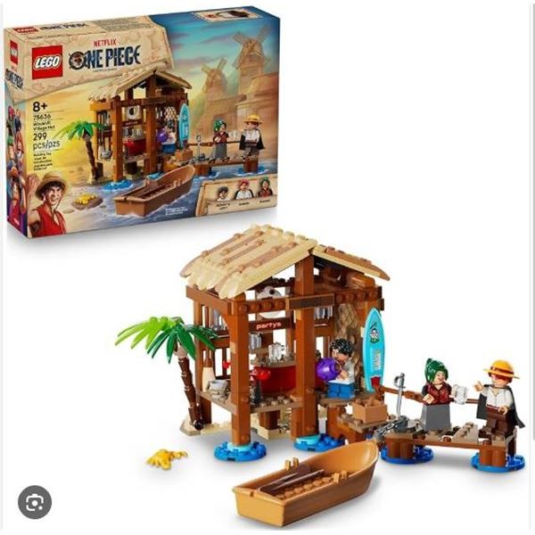 LEGO 75636 Netflix One Piece Village Hut Set, 299 Pieces