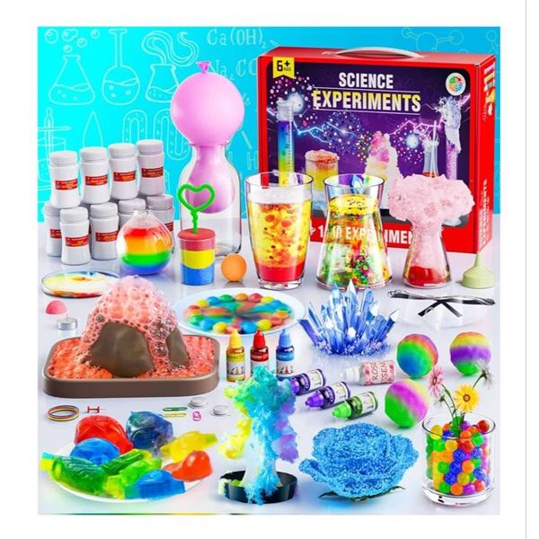 110 Science Experiments Kit for Ages 6+ - STEM Learning Set