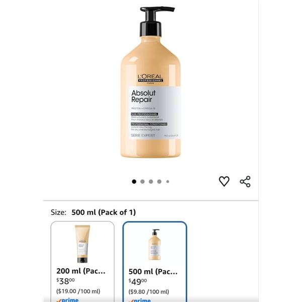 L’Oreal Professionnel Absolut Repair Conditioner, 500 mL
