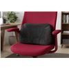 Image 1 : Black Contoured Lumbar Support Cushion
