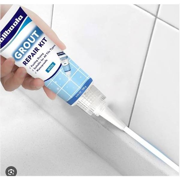Deavoo Grout Repair Kit, White, Waterproof and Anti-Mildew