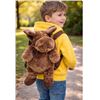 Image 1 : Unipak Designs Corp Plush Moose Backpack With Adjustable Straps
