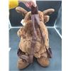 Image 3 : Unipak Designs Corp Plush Moose Backpack With Adjustable Straps