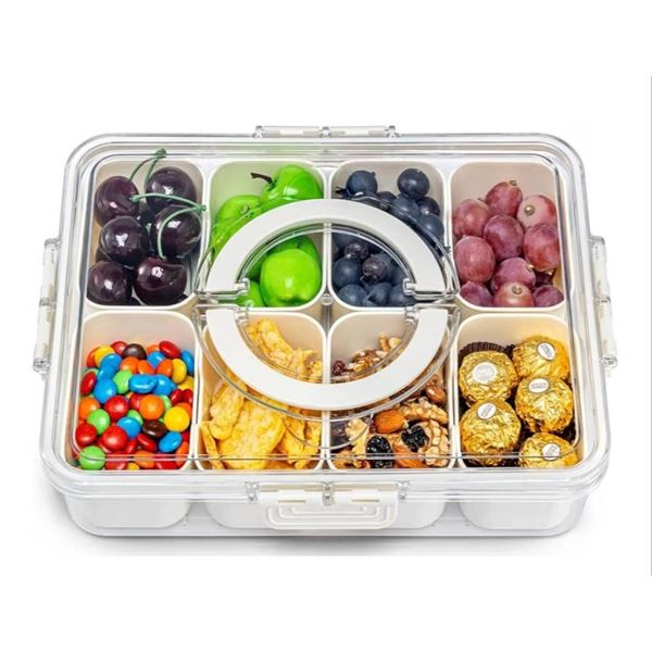 Pure Future Snack Box With 8 Compartments and Handle