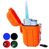 Image 1 : Butane Torch Lighter with USB Cable and Orange Housing