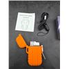 Image 3 : Butane Torch Lighter with USB Cable and Orange Housing