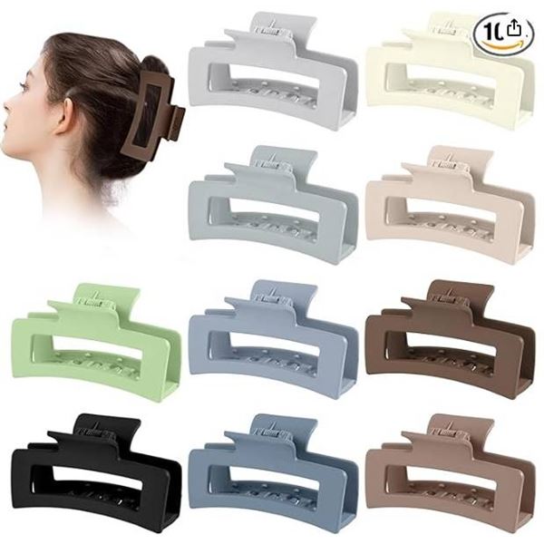 Vigorpace Hair Claw Clips for Women -10pc