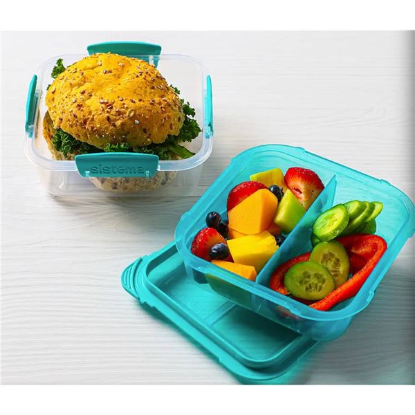 Sistema To Go Compact Food Storage Containers With Lids