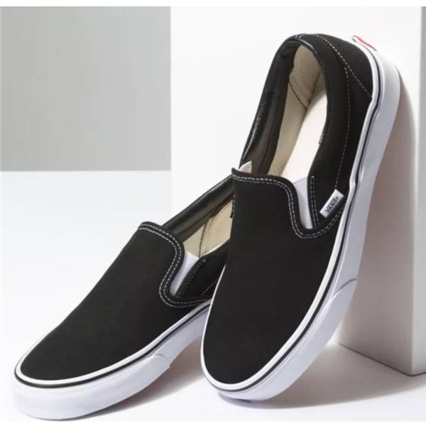 Vans Classic Slip-On Shoes, Black, Size 10 US Men