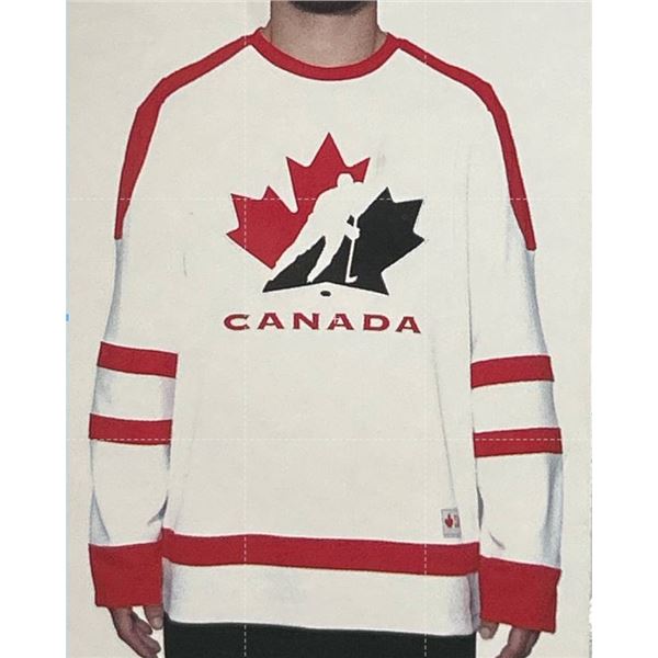 Team Canada Men's Hockey Jersey, Size L/G, 100% Polyester